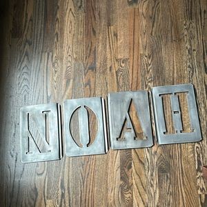 RH baby & child stencil letters